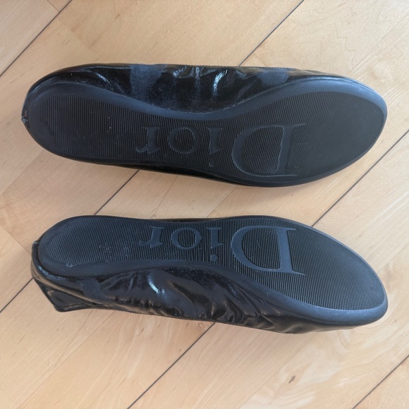 DIOR Patent Leather Black Ballet Flats - Picture 7 of 8